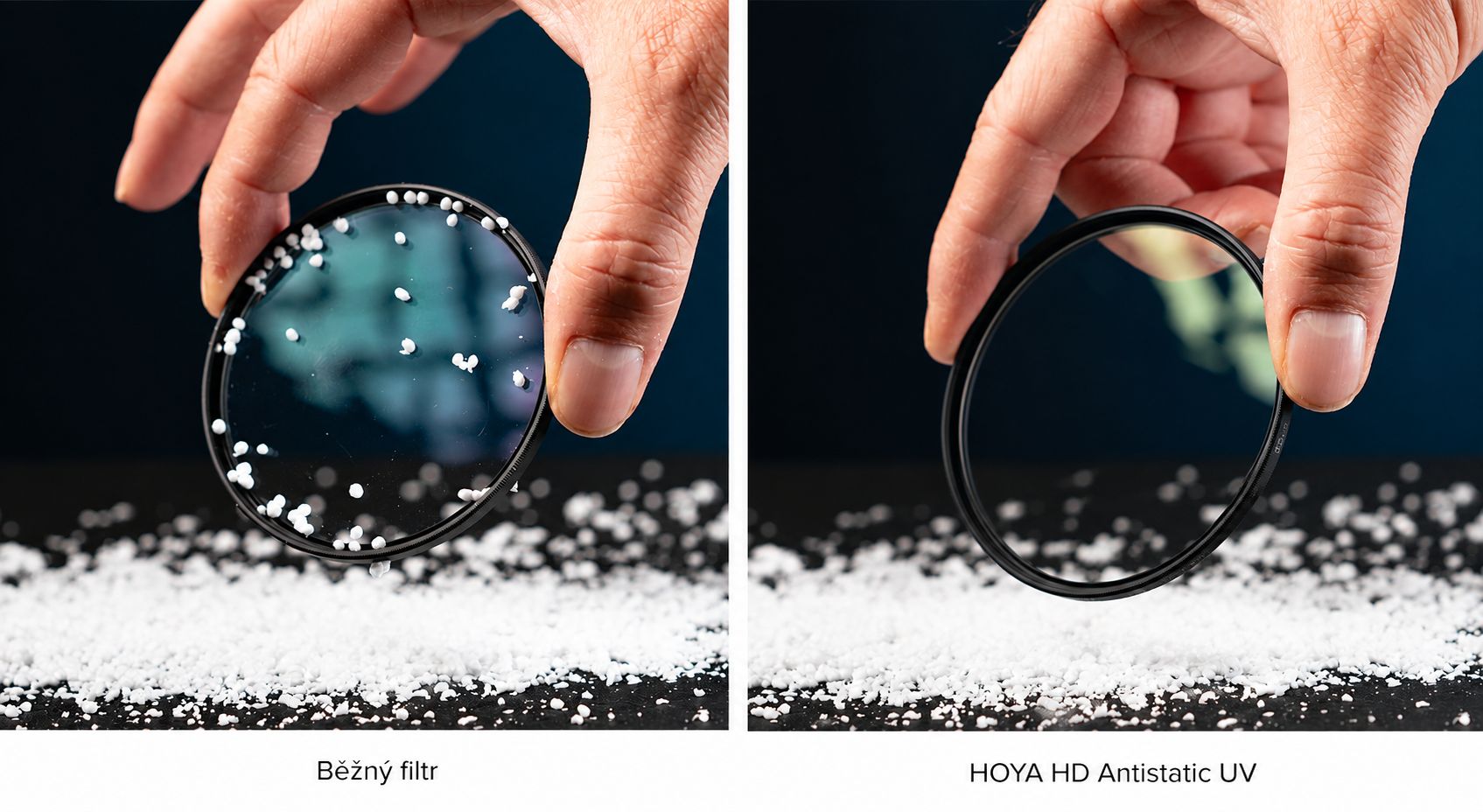 Antistatická úprava filtrů řady Hoya HD Antistatic Antistatická úprava filtrů řady Hoya HD Antistatic
